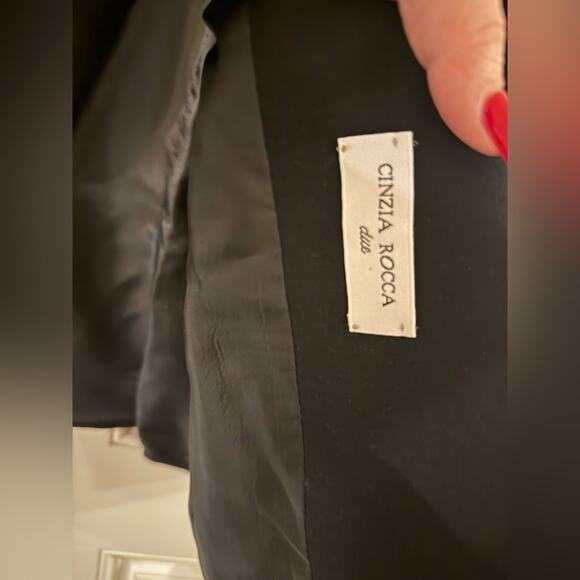 Loro Piana x Cinzia Rocca Black Wool Blazer Women’s Size 10 / EU 46 - Picture 4 of 6